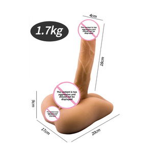 Đồng tính Nam Nữ không thấm nước Silicone dildos Inflatable vật lý Búp bê nhân tạo impostors hoa cúc dưới khuôn mẫu - Product Image 2