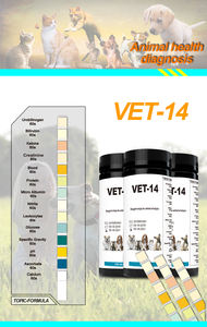 Vet-14 <span class=keywords><strong>Tiras</strong></span> de prueba de <span class=keywords><strong>orina</strong></span> para <span class=keywords><strong>perros</strong></span> y gatos 14 en 1 Instrumento veterinario para propiedades de diagnóstico de mascotas - Product Image 3