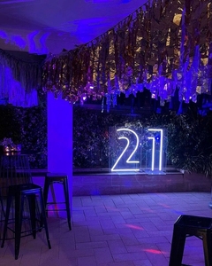 Enseigne néon debout en acrylique polychrome, lettres et chiffres pour événements, décorations d'anniversaire, matériel en PVC, lumière LED, amour, vente en gros - Product Image 4