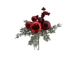 Senmasine-Baies rouges artificielles et cônes <span class=keywords><strong>de</strong></span> pin pour décoration intérieure et extérieure <span class=keywords><strong>de</strong></span> guirlande <span class=keywords><strong>de</strong></span> Noë<span class=keywords><strong>l</strong></span> - Product Image 2