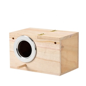 Niche en bois pour élevage des oiseaux, compétition directe d'usine, <span class=keywords><strong>maison</strong></span> pour oiseaux, cocktails, socle pour élevage de bouddha, vente en gros - Product Image 1