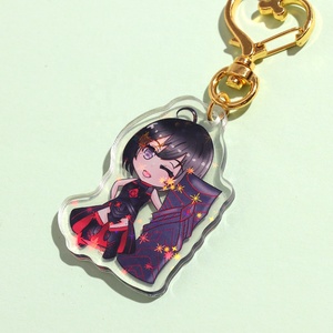 Porte-clés personnalisé Vigreat avec figurine d'anime, vente en gros, double couche, époxy brillant, acrylique, pour les articles de la Comic Con - Product Image 6