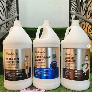 Shampooing Professionnel 5000ml Grand Format pour Salon de Coiffure – Soin Capillaire Anti-Pelliculaire, Contrôle du Sébum, Kératine, Collagène, <span class=keywords><strong>Essence</strong></span> de <span class=keywords><strong>Coco</strong></span> et Caviar - Product Image 1