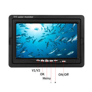 Caméra de pêche sous-marine étanche IP68 HD 720P avec écran IPS 7,0 pouces, câble de 30 m et 12 LED pour la pêche en mer - Product Image 2