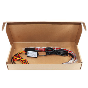 Luz LED de circulación diurna para coche, tipo lágrima de cristal, luz guía de color dual blanco a amarillo, señal de giro secuencial de alto brillo, retroiluminación. - Product Image 3