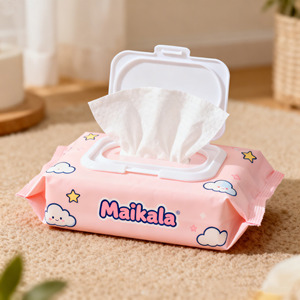 Soft Gentle Baby <b>Wet</b> Wipes <b>Wet</b> Tissue Pure Water Ultra Thick Daily Cleaning Baby Wipes - Product Image 1