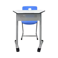 Table et chaise d'écolier en panneau compact stratifié pour l'Arabie Saoudite – Mobilier scolaire