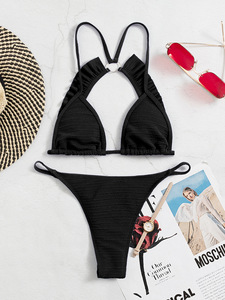 Mills Sisters Sexy à volants à volants Mini string Bikini deux pièces Bikini ensemble baigneur maillot de bain bain femme maillot de bain femmes - Product Image 4