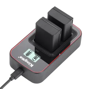 Kingma Digitale 1200Mah Li-Ion Batterijen EN-EL25 En Oplader Met Led Display Set Voor Nikon Z50 Zfc Z30