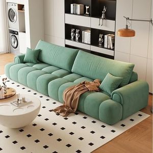 Divano Sezionale <span class=keywords><strong>Moderno</strong></span> di Lusso a Due Posti Trapuntato, Set <span class=keywords><strong>Arredamento</strong></span> <span class=keywords><strong>Soggiorno</strong></span> Cloud <span class=keywords><strong>per</strong></span> Casa o Appartamento, Tipo Letto Singolo - Product Image 3