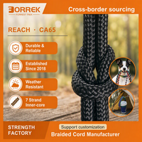 Cordon de parachute en nylon tressé 7 brins de 4 mm, 550 lb, 10 pieds (3 m), pour camping, survie, tente, corde de maintien, usage intensif, tactique, extérieur