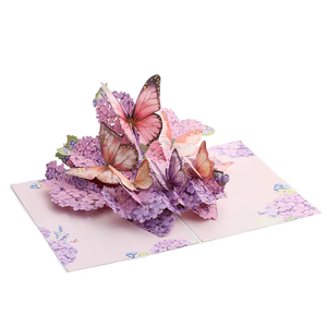 Bán buôn 3D sáng tạo Popup bướm bay phước lành thiệp chúc mừng cho sinh nhật kỷ niệm Tạ Ơn món quà - Product Image 6