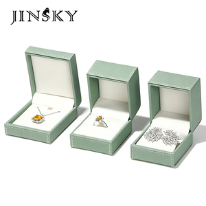 Caja de Embalaje de Joyería Premium para Anillos, Pendientes, Brazaletes, Estuche de Regalo para Declaraciones, Caja de Almacenamiento de Joyería al por Mayor con Logotipo Personalizado - Product Image 1