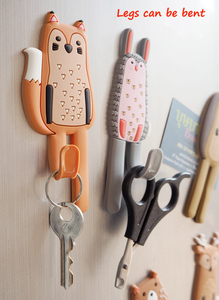 Aimants de réfrigérateur durables en PVC souple 3D personnalisés avec votre logo, motif animal de dessin <span class=keywords><strong>anim</strong></span>é, 13,5x6,3cm, prix usine OEM - Product Image 6