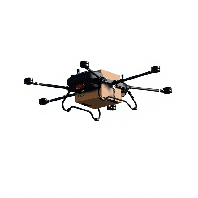 FP-981A Heavy Lift Multirotor UAV 12kg Payload 20km OTH Range 60mins Flight Time 36-54km/h Cruise Speed High Wind Resistance