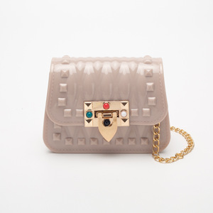 Wholesale Price Studded Macaron <b>Small</b> Jelly Bag New Trend Mini Chain Crossbody Bag Mini Coin <b>Purse</b> Bag Tanjing - Product Image 5