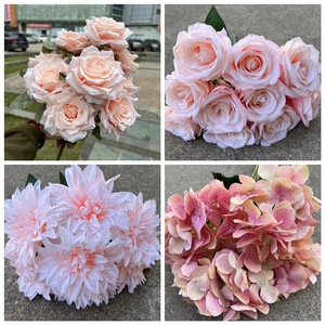 <span class=keywords><strong>Fleurs</strong></span> artificielles longues et élégantes faites à la main pour Hydrangeas et Roses – Idéales pour Mariage, Saint-Valentin, Fête <span class=keywords><strong>des</strong></span> Mères, Remise de Diplôme - Product Image 5