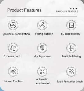 <span class=keywords><strong>Aspirateur</strong></span> Balai à <span class=keywords><strong>Sac</strong></span> Puissant Cyclonique Vacume Factory <span class=keywords><strong>2000W</strong></span> pour Cendres et Tapis - Product Image 4