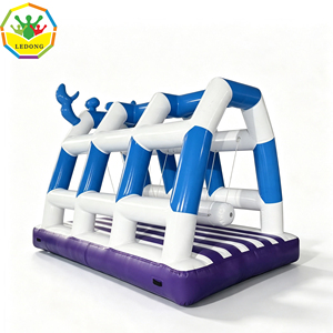 Krabbenförmige Aufblasbare Wasserschaukel, Dickes PVC, Wasserpark Interaktive Aufblasbare Vergnügungsschaukel für Schwimmbäder - Product Image 2