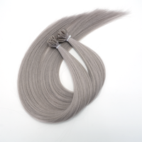 Extensiones de Cabello Humano Virgen Remy 100% con Punta en U, Color y Logotipo Personalizados, Precio de Fábrica, Venta al Por Mayor para Salones de Belleza
