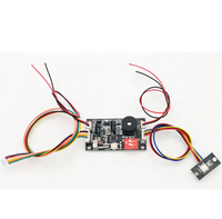 Contrôle d'accès par empreinte digitale K200-3.3+R502-AW, carte de contrôle d'accès par empreinte digitale + module d'empreinte digitale R502-AW, anneau circulaire LED, contrôle d'accès