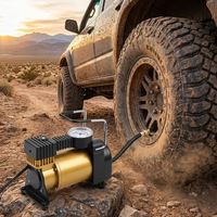 Compresseur d'air professionnel en métal 12V pour pneus de voiture, robuste, haute pression, démarrage à froid, pompe fiable pour SUV