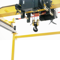 Grúa Puente HD de 15 Toneladas con Polipasto Eléctrico y Control Remoto Inalámbrico para Taller, Almacén y Fábrica