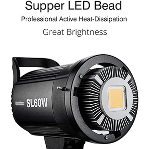 Kit d'éclairage photo Shenniu SL60W, version live, lumière LED douce continue, lumière de remplissage vidéo, lampe flash pour appareil photo, flash LED, lumière photo - Product Image 4
