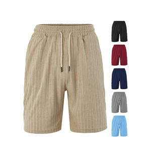 Shorts décontractés d'été pour hommes Tk, bleu marine, en tissu éponge micro-élastique, coupe ample, respirants, shorts de sport - Product Image 6
