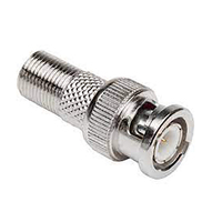 Conector tipo F a BNC macho a hembra, conector coaxial de TV