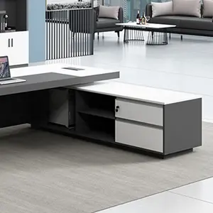 Modern L Shaped Executive Ceo Desk Office Furniture Office Manager Desk