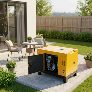 Groupe électrogène diesel silencieux à double usage, 300A, 5kW, 10kW, démarrage à distance, 50/60Hz, monophasé 240V, <span class=keywords><strong>prix</strong></span> de gros - Product Image 1