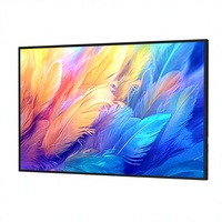 Afficheur numérique mural 4K HD ultra-fin à bord étroit sans cadre de 43/55 pouces pour l'intérieur, ascenseurs, centres commerciaux, graphiques et animations OEM