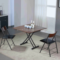 Moderne ausziehbare Klapp lifting Holzplatte Esstisch/Couch tisch Platzsparende Möbel für Wohnzimmer Esszimmer Hotel Schlafzimmer