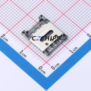 ZX-NSIM-281.4J-F SIM Card Connector SMD Connector Flip Cover Type Nano SIM Card Card Holder 1.4mm - Product Image 1