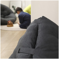 Lavable en machine plusieurs couleurs oeuf rouleau forme chambre grand pouf canapé coussin de sol chaise pour adultes enfants