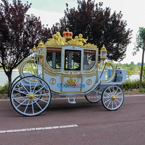 Véhicule Électrique de Transport Spécial : Chariot Électrique de Type Limousine, Style Carrosse Royal Traîné par des Chevaux, Prix d'Usine en Gros - Product Image 6