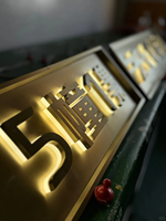 Trova icone simili Insegne personalizzate con lettere LED in acrilico Lettere illuminate a LED Insegne 3D in acrilico Insegne con lettere retroilluminate impermeabili