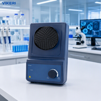 Agitateur orbital de laboratoire VIKERI MX-M pour microplaques, 1500 tr/min, mélange stable, double microplaques, affichage LED, fonction minuterie, IP21