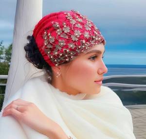 Elegant Lace Solid Color Eco-friendly Breathable Women's Formal Occasion <b>Hat</b> - Product Image 1