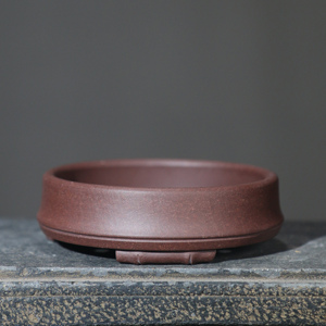 Handmade Purple <b>Clay</b> Bonsai <b>Pot</b> Original Ore Crafted Bamboo Joints Cultural Revolution Style Antique Planter - Product Image 2