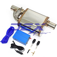 DEX Silencieux à Soupape de Haute Qualité pour Voiture Kit de Silencieux Valvetronic Universel 2/2.5/3 Pouces Acier Inoxydable Soupape à Vide d'Échappement