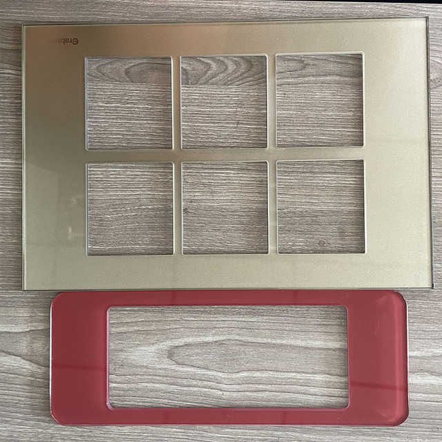 Hot Sale Smart Switch Panel Bluetooth Display Switch Plate Customized Switching Glass