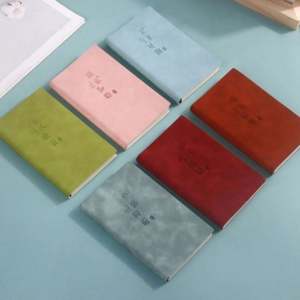 Hot Sale Flap Custom PU Leather Diary Cute <b>Pink</b> Green A5 Journal Girls Diary With <b>Pen</b> 2025 Agenda Daily Refillable Notebook - Product Image 2