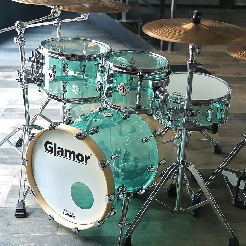 Glamour Drum Musikinstrument 5-stück Ahorn hochwertig professionell Premium Serie Acryl-Trommel-Set professionelle Trommel-Kits