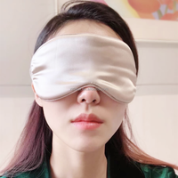 Taie d'oreiller en soie de mûrier pure de 22mm avec fermeture à glissière et masque pour les yeux en soie de grade 6A adapté aux cheveux et à la peau