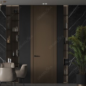 Moderno semplice invisibile <span class=keywords><strong>a</strong></span> filo montato su cornice <span class=keywords><strong>porta</strong></span> in legno altezza <span class=keywords><strong>porta</strong></span> del <span class=keywords><strong>soffitto</strong></span> camera da letto nascosta <span class=keywords><strong>porta</strong></span> interna - Product Image 5