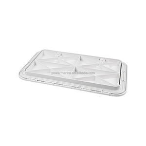 Kit di Boccaporti Quadrati Bianchi in Plastica ABS Confezionati Singolarmente per Accessori Kayak e Imbarcazioni - Product Image 3