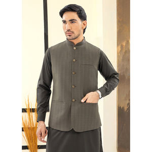 Chaleco de boda de diseño personalizado al por mayor chaleco para hombre 100% chaleco formal transpirable de alta calidad para hombre - Product Image 6