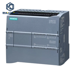Contrôleur logique programmable compact CPU 1214C 1215C 1217C avec entrée CC, sortie relais et entrées analogiques pour l'automatisation industrielle - Product Image 1